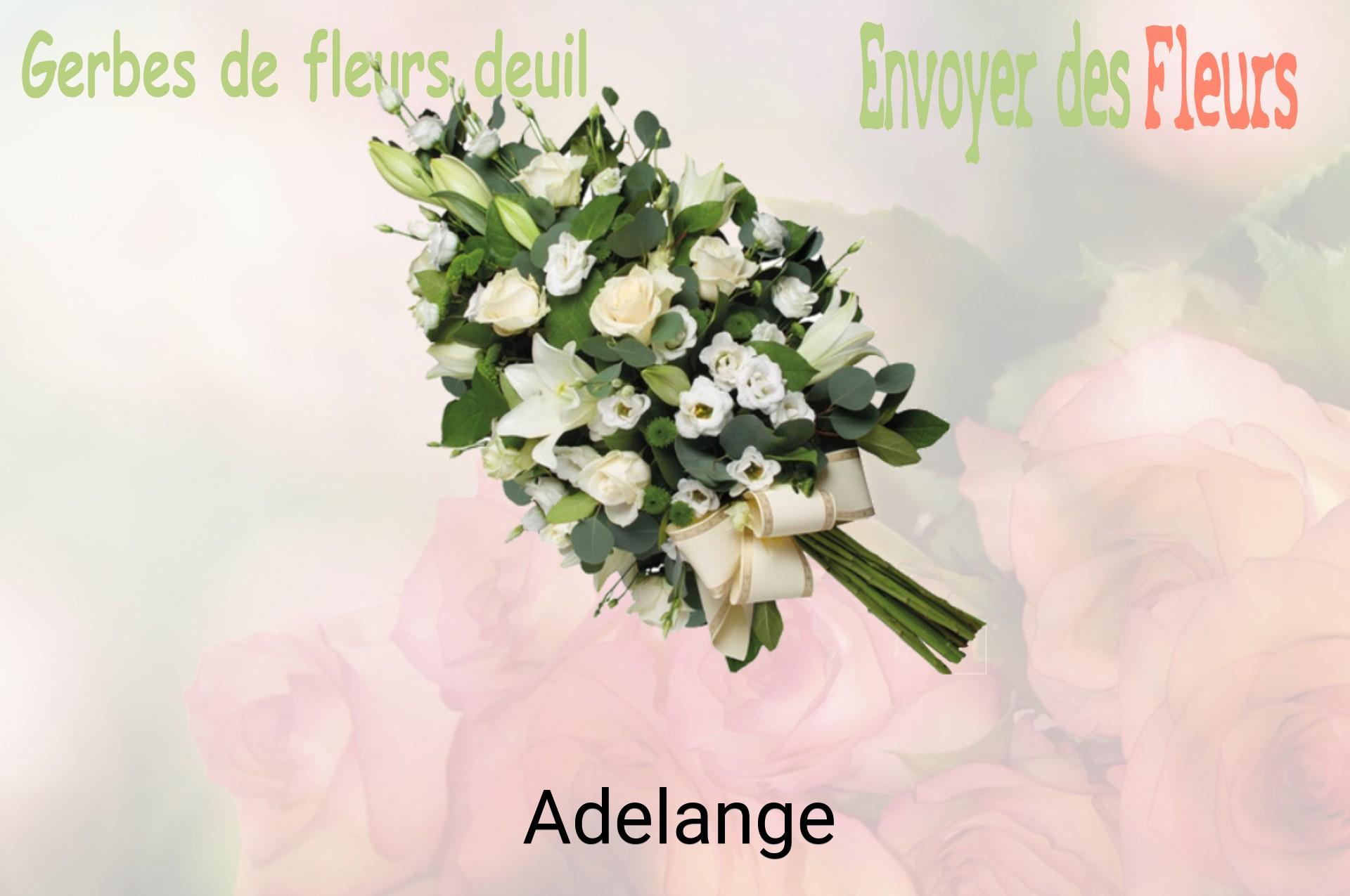 Gerbe de fleurs de deuil livrée à Adelange